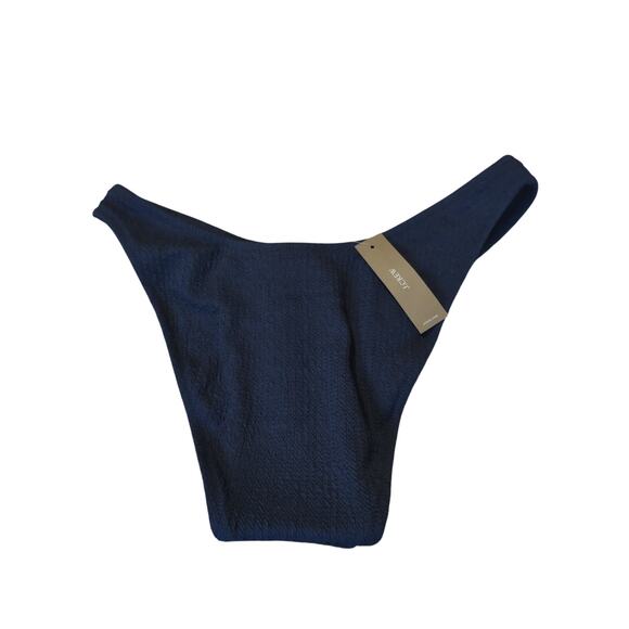 J. Crew Textured‎ Curved Waist Cheeky Bikini Bottom Medium Summer Pool Beach - Picture 7 of 7